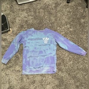 Victoria Secret PINK distressed crewneck